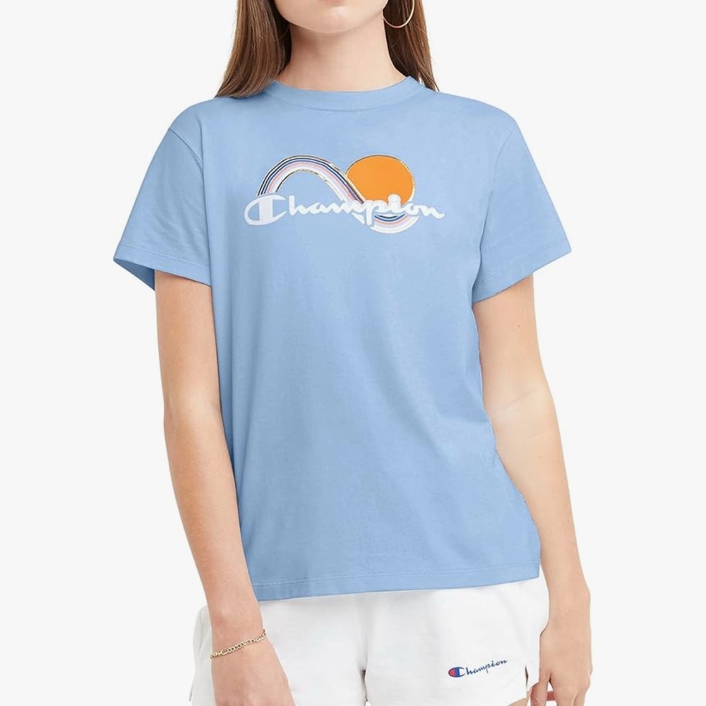 Champion Blue Graphic T-Shirt